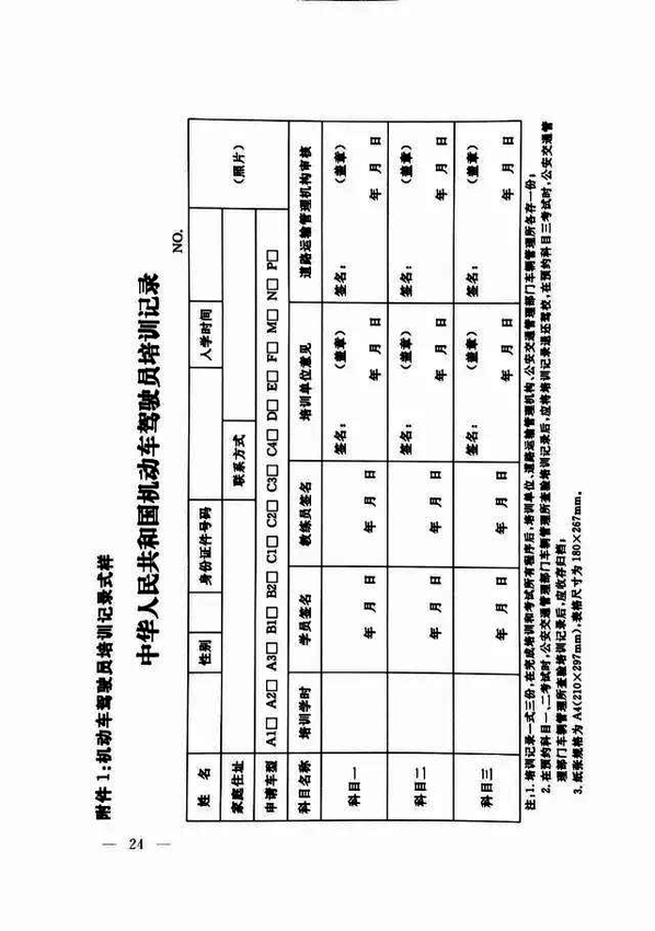 修改《機(jī)動(dòng)車駕駛員培訓(xùn)管理規(guī)定》的決定24